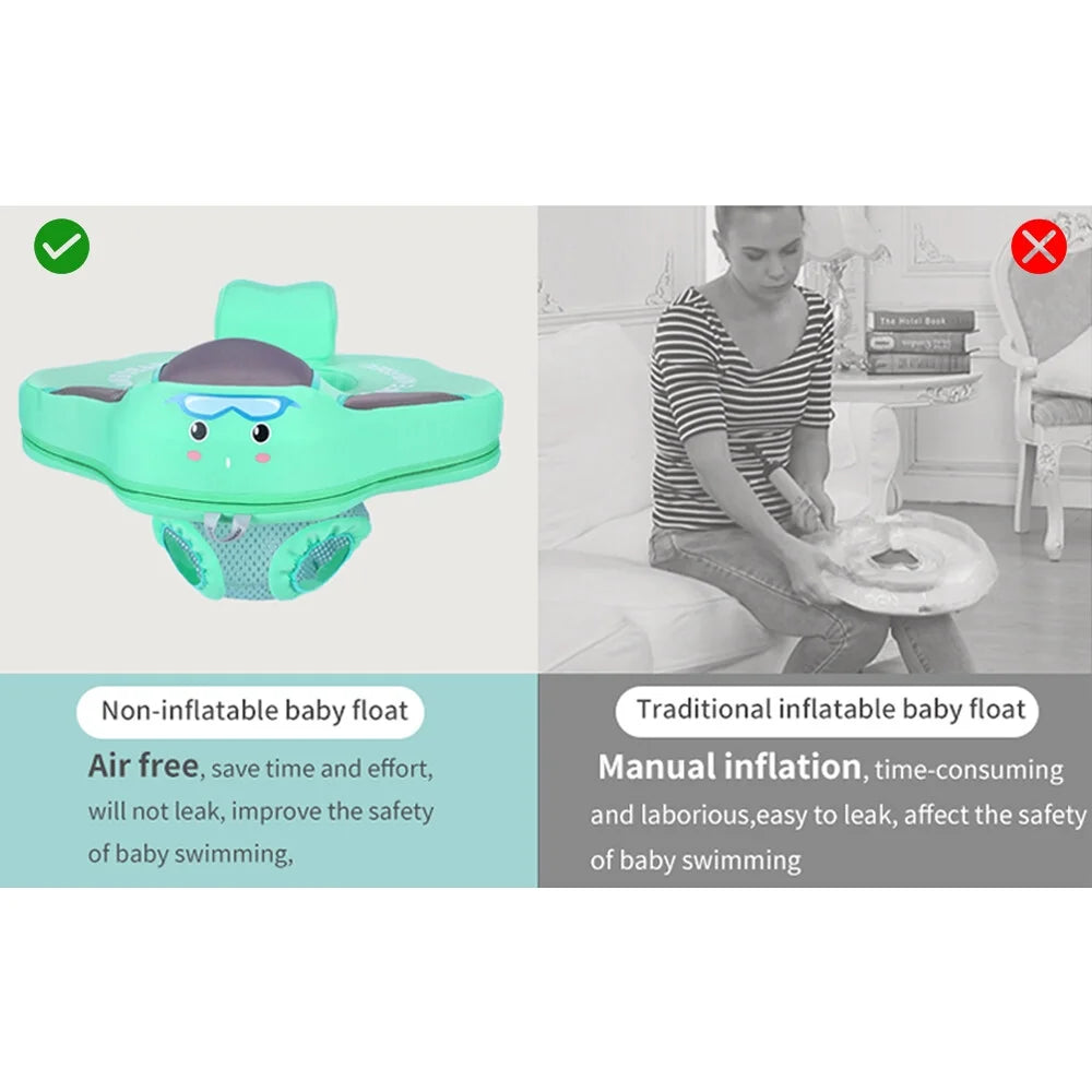 Non-Inflatable Baby Pool Seat Float with Safety Seat A5970