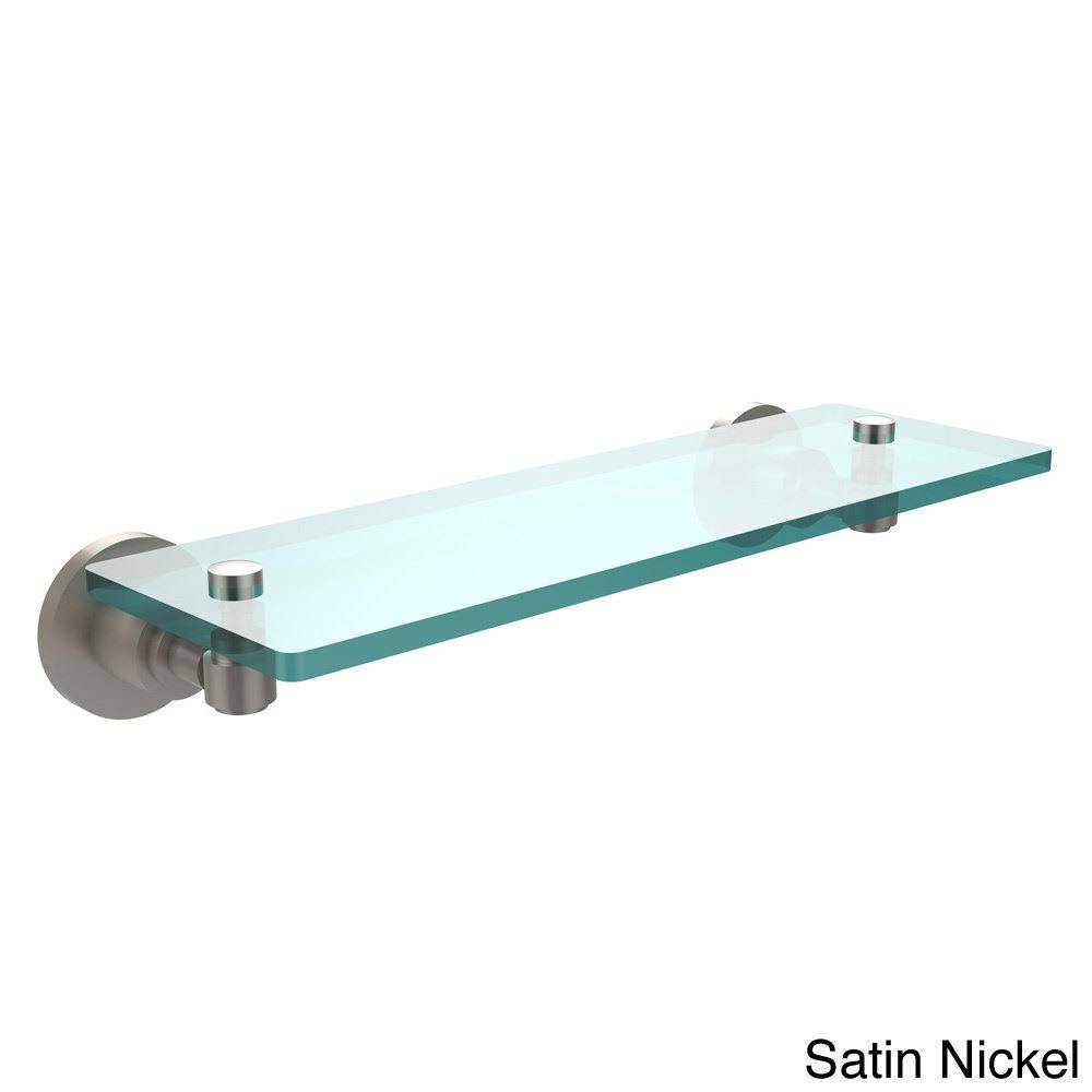 16x22 Glass Vanity Shelf with Beveled Edges Oil Rubbed Bronze U772