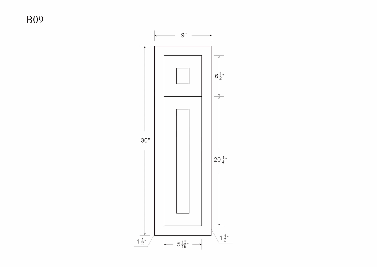 21 inch Wide Base Cabinet Snow White Inset Shaker Single Door Single Drawer Unassembled X5496