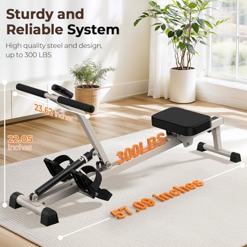 Adjustable Hydraulic Rowing Machine 300LBS V485525