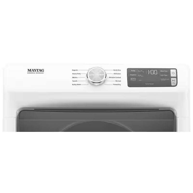 7.3 cu. ft. White Stackable Gas Vented Dryer X5824