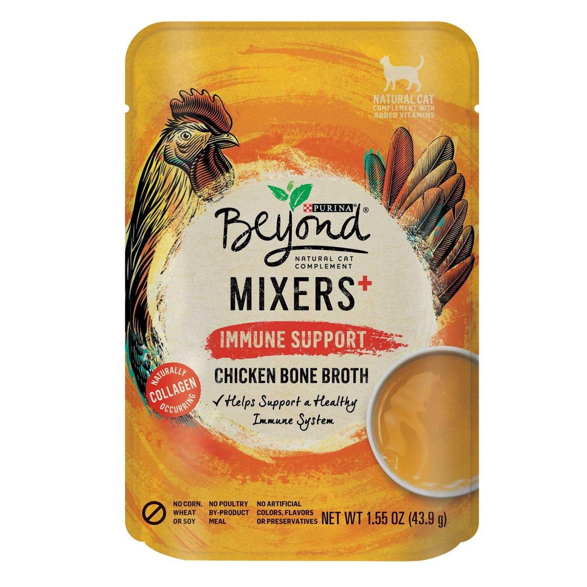 Natural Chicken Bone Broth Wet Cat Food I5391