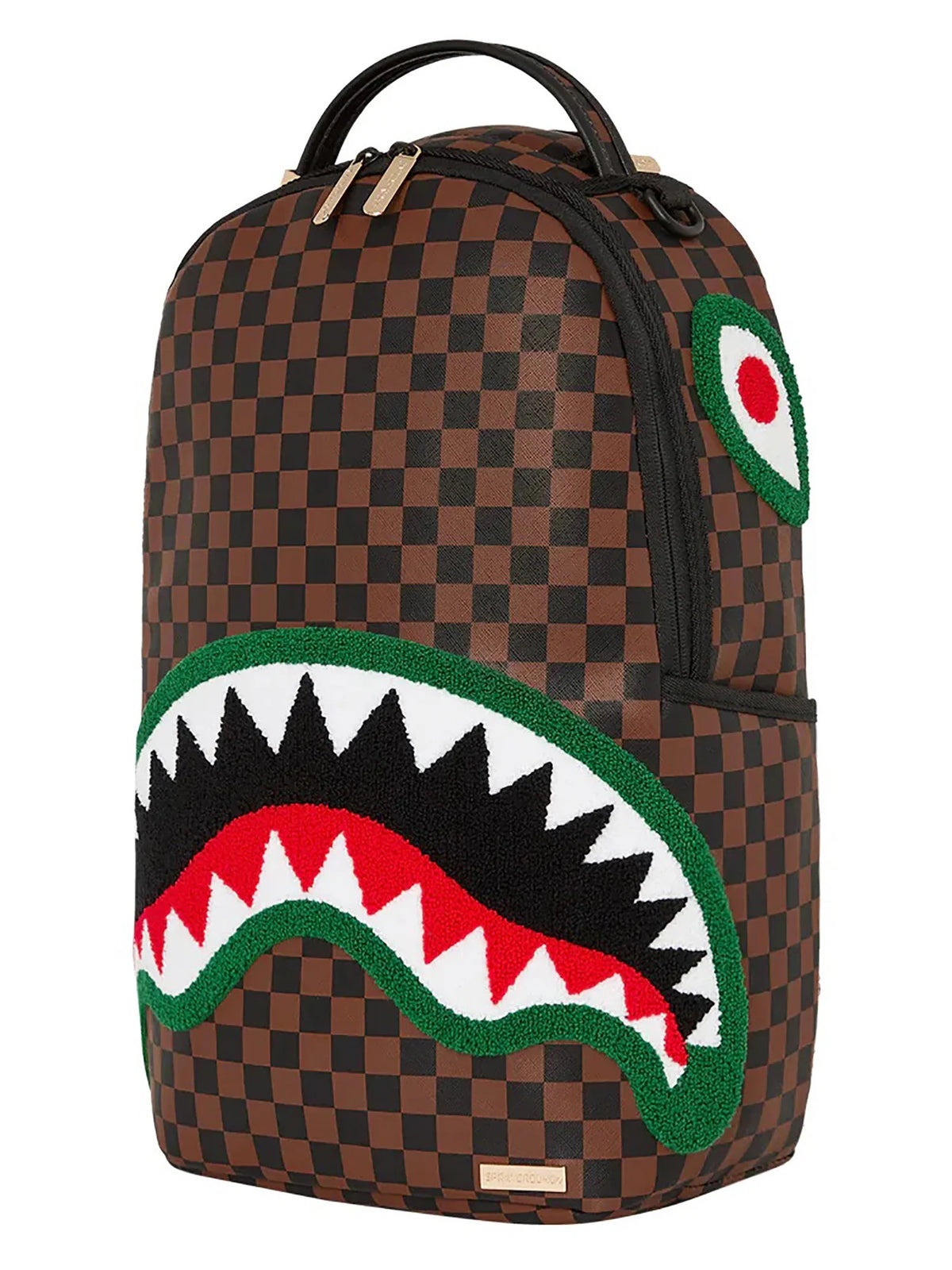 Brown Chenille Backpack N894