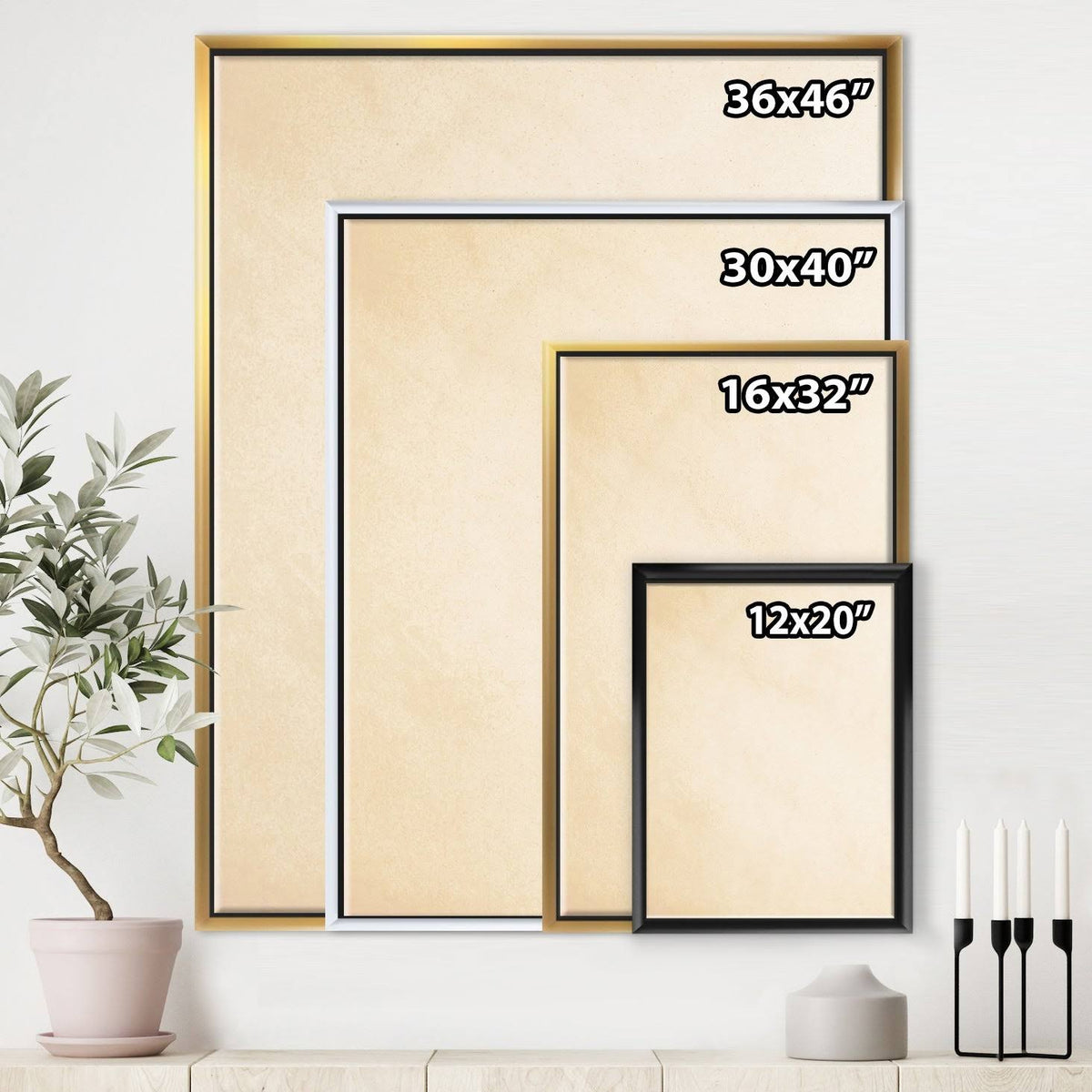 Framed Canvas C326154