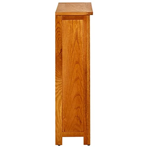 3-Tier Solid Oak Wood Bookcase V1603
