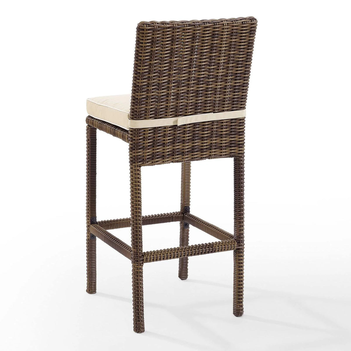 Wicker Patio Bar Stool Set of 2 V136469