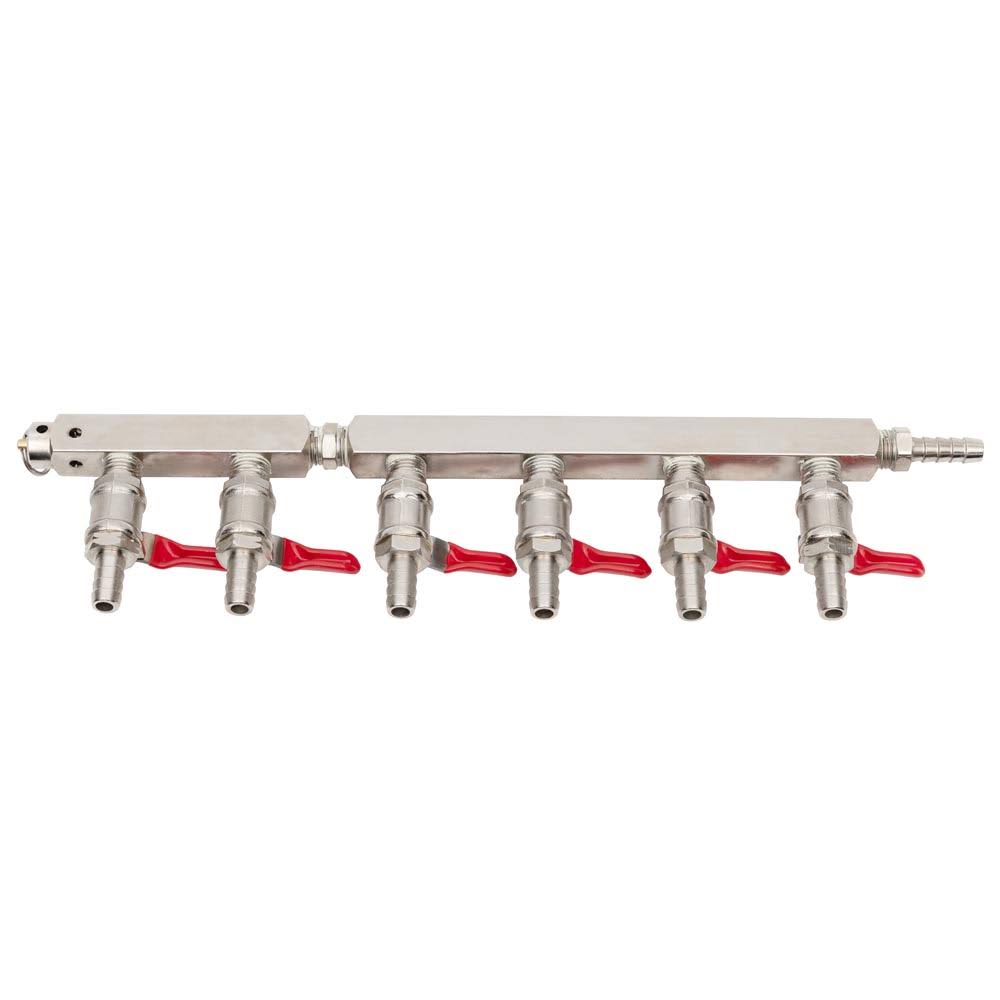6-Way CO2 Distribution Bar P1515