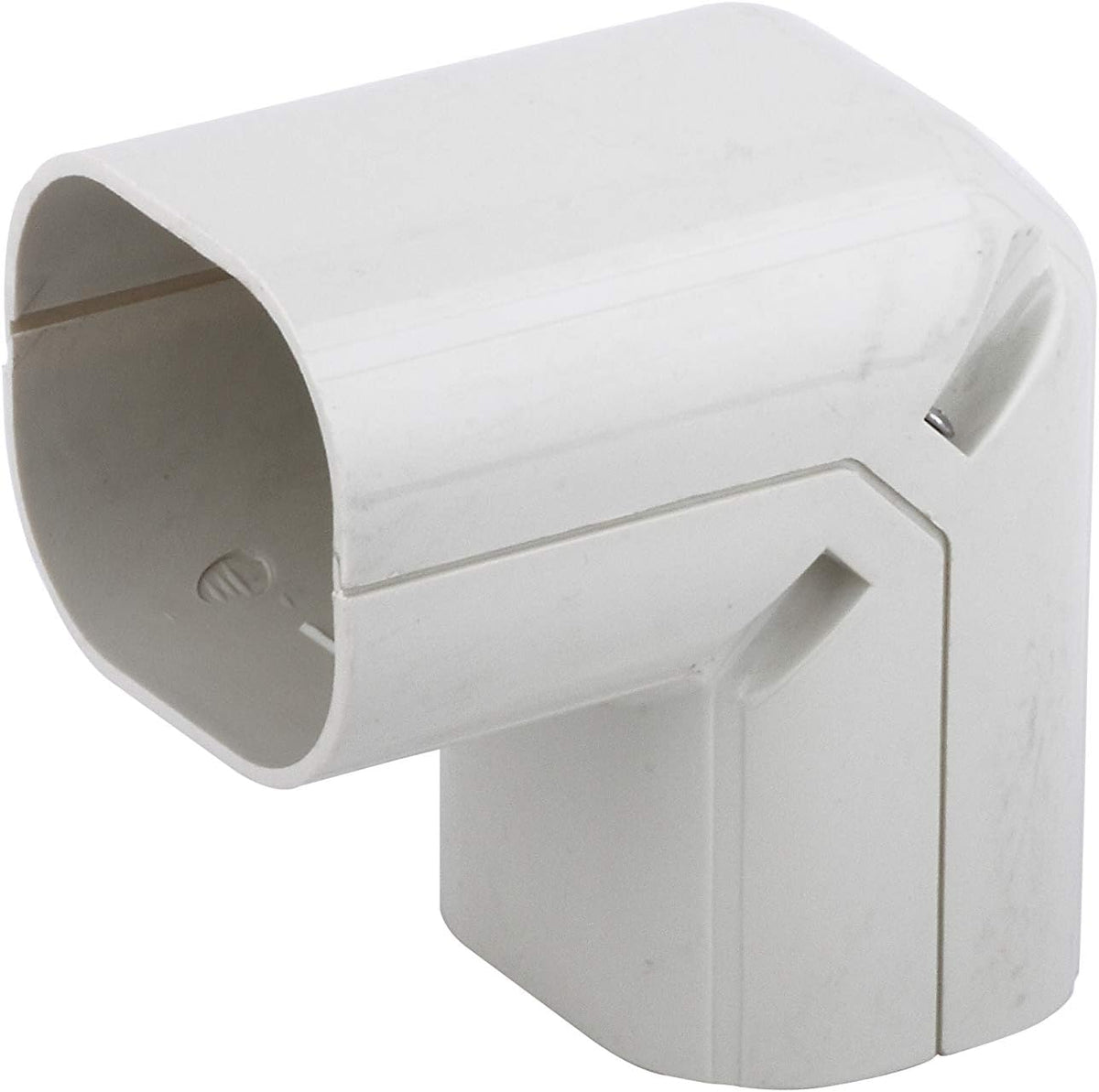 Beige PVC Decorative Line Cover Channel for Ductless Mini Split Air Conditioners, 4" Diameter, 6 Sets of 4' [Total 24'] U574
