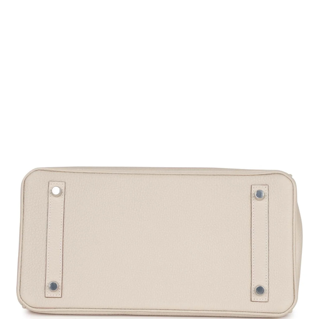 Birkin 30 Craie Togo Palladium Hardware O446