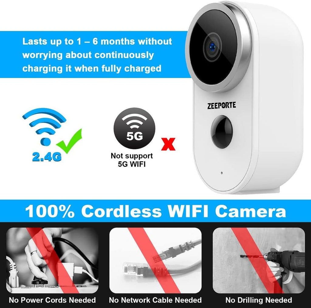 1080P HD Wireless Security Camera with Night Vision A5062