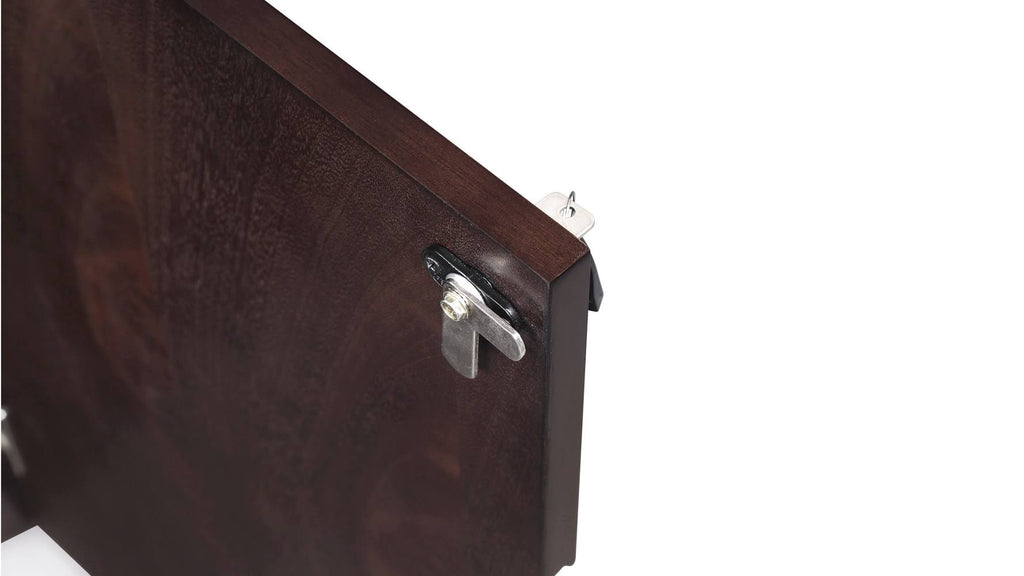 Dark Walnut 2 Door Storage Printer Cabinet Q90107