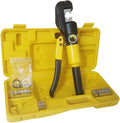 10 Ton Hydraulic Cable Crimper with 9 Dies I315