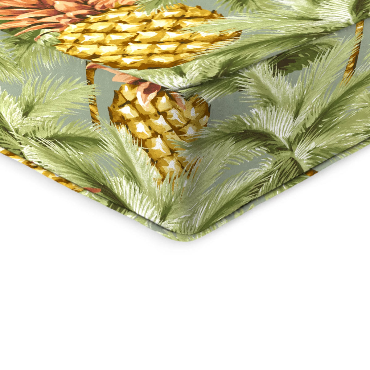 Green Tropical Rectangular Outdoor Deep Seating Chair Cushion F197
