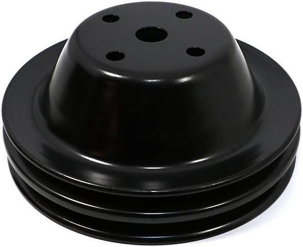 Chrome 2 Groove Water Pump Pulley 6.3" Long Pack of 2 R1957