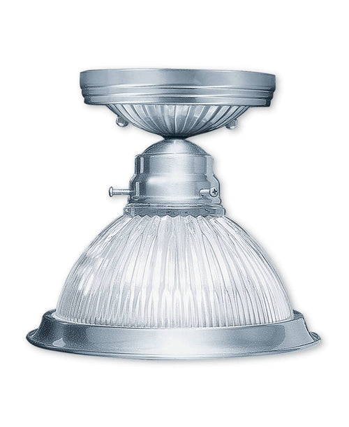 1-Light Polished Brass Flush Mount M552