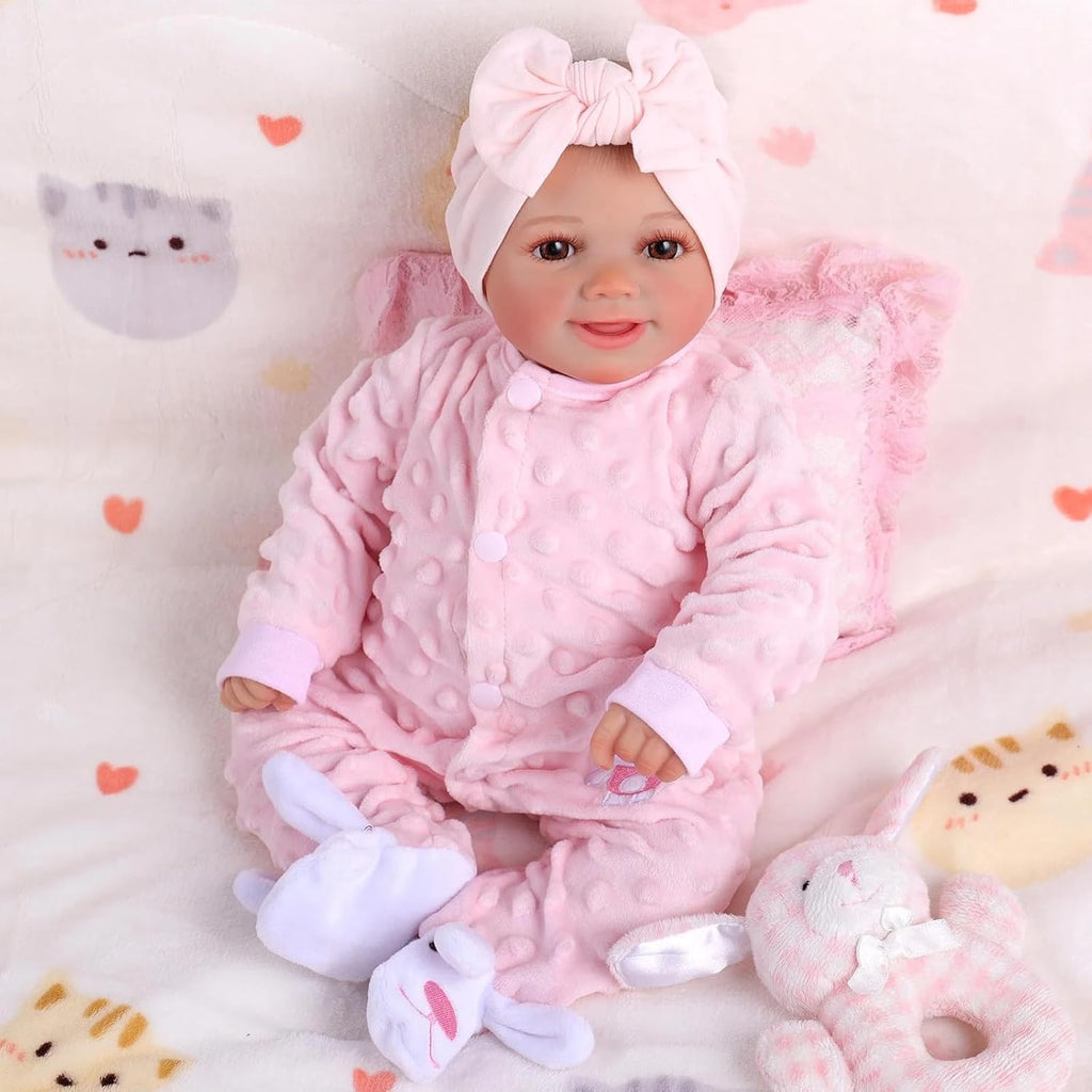 17-Inch Full Body Vinyl Realistic Baby Doll P502505