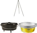 6 Quart Camp Dutch Oven with 12-Pack Aluminum Foil Liners H805231