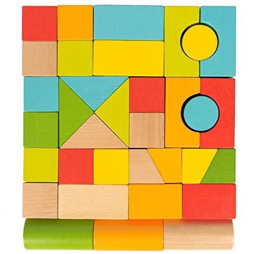 Wooden Baby Learning Walker Push Toy 35 Pcs X8157