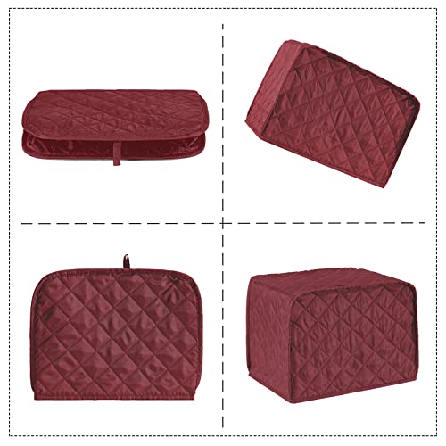 Quilted Black Toaster Cover 2 Slice F133