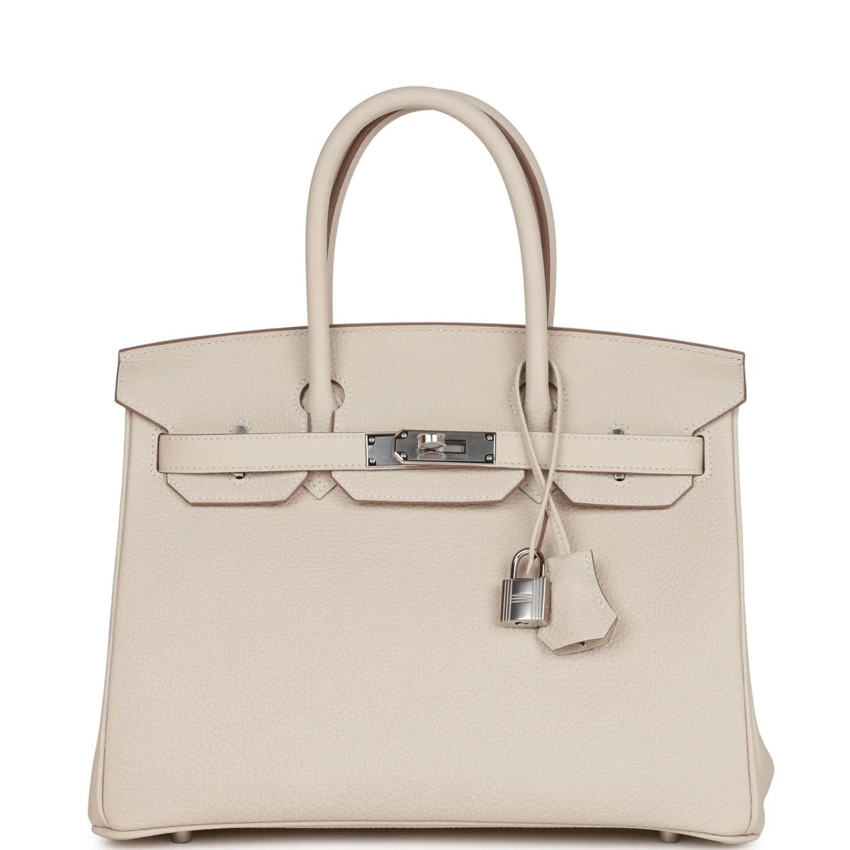 Birkin 30 Craie Togo Palladium Hardware O446