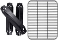 3 Packs Porcelain Steel Heat Shield Flame Tamer for 3-Burner Propane Gas Grill P2203