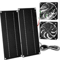10W 12V Solar Powered Dual Fan Waterproof Exhaust Fan with Cable M271834