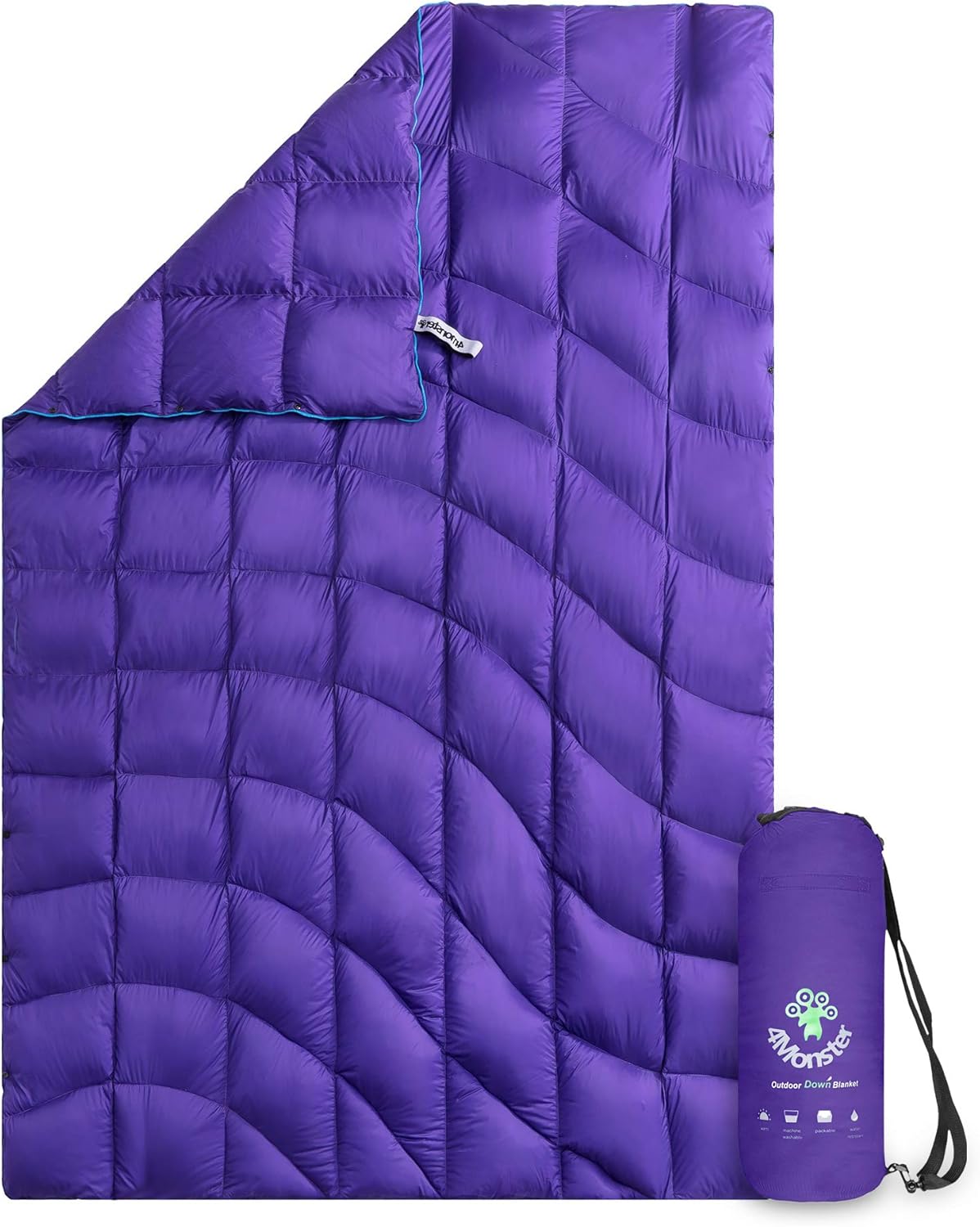 650 Fill Compact Waterproof Down Camping Blanket U190084