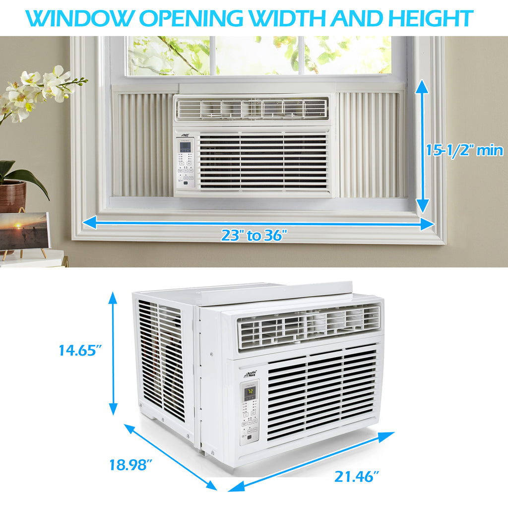 Window Air Conditioner with Digital Panel and Remote Control N6950