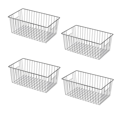 16 Inch Wire Storage Organizer Baskets with Built-in Handles R586