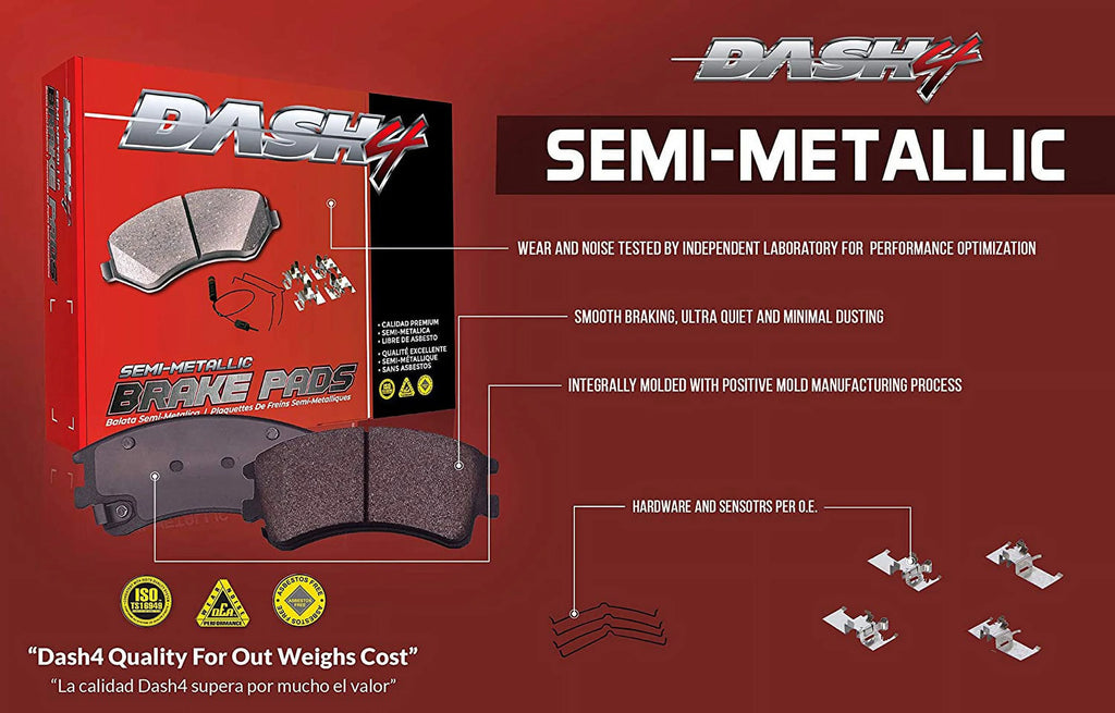 Semi-Metallic Disc Brake Pad A2703