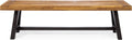 Rustic Metal Bench E272262