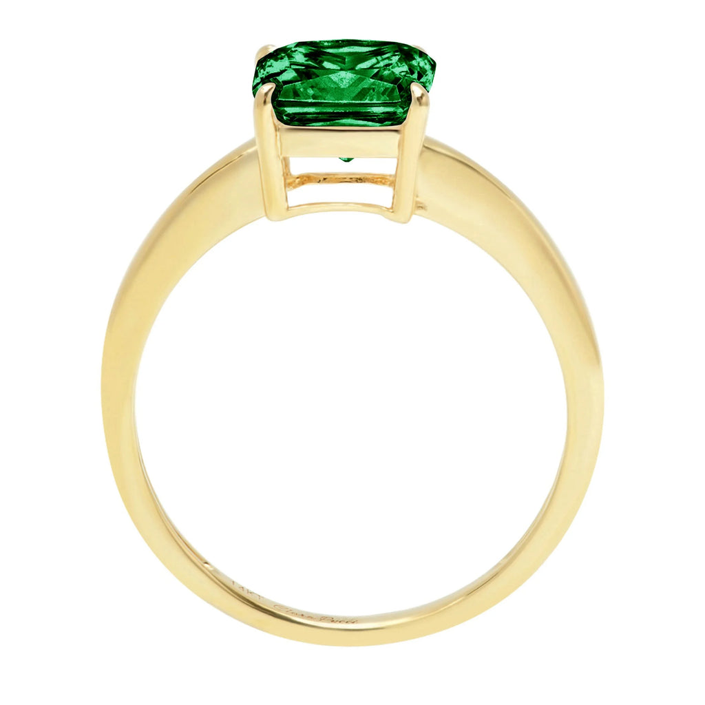 18k Yellow Gold Solitaire Ring W10742
