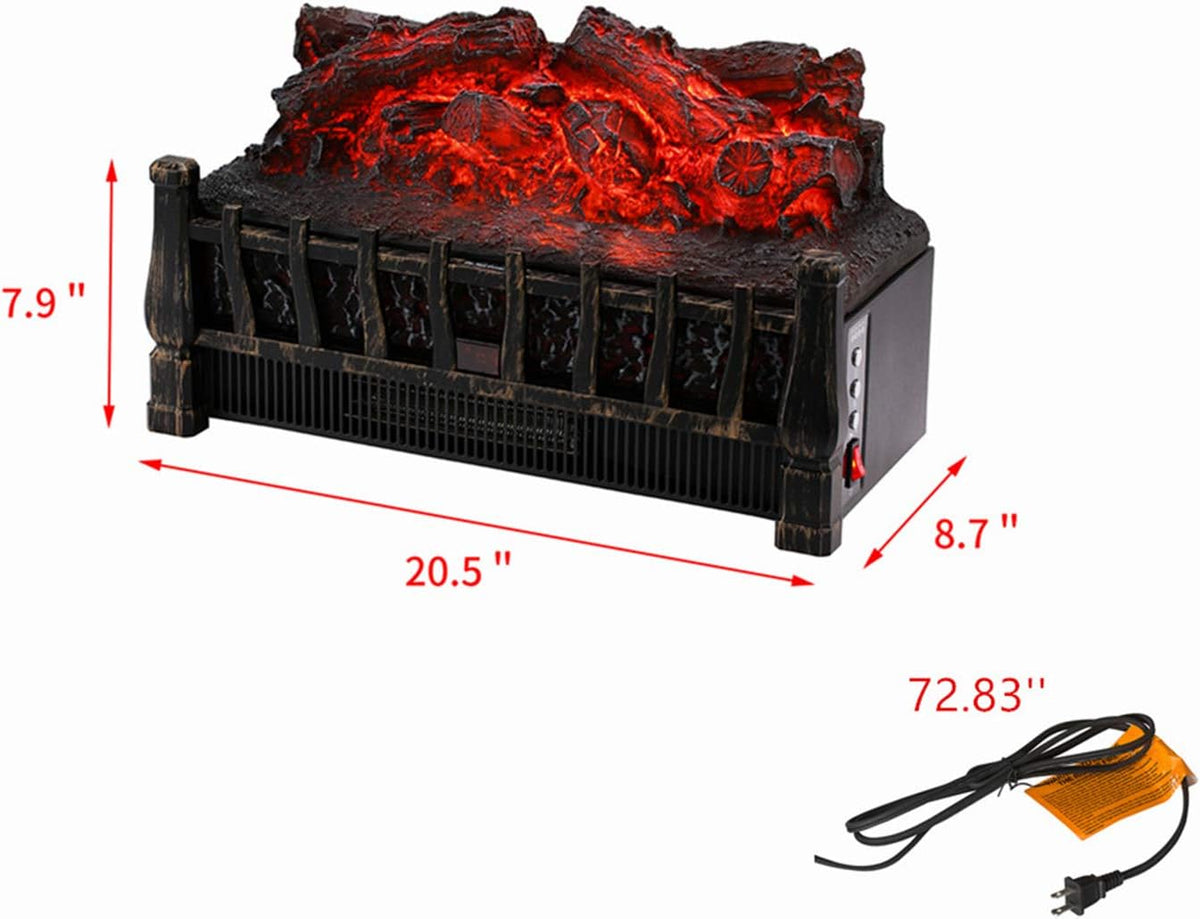 Electric Fireplace Stove Mica Heater 1500W J724583