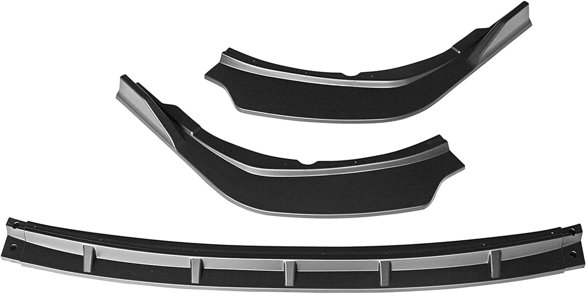 Front Bumper Lip Spoiler Splitter Air Dam Chin Diffuser Deflector 2021 2022 Toyota Camry SE XSE Matte Black 3PCS O942