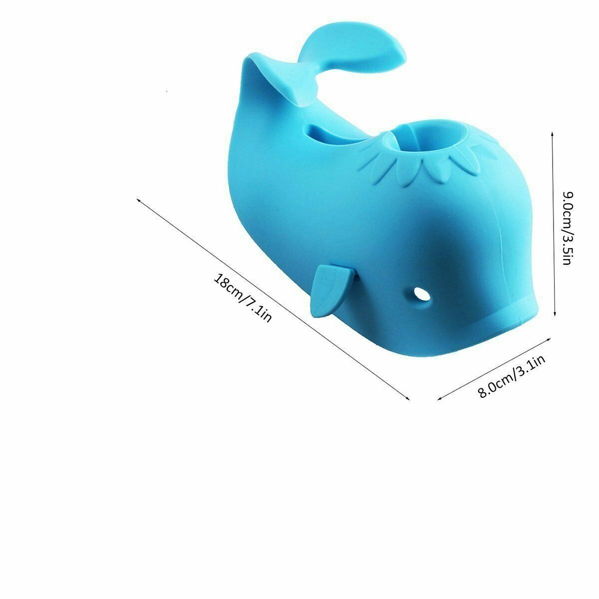 Silicone Whale Bathtub Faucet Cover Protector A533