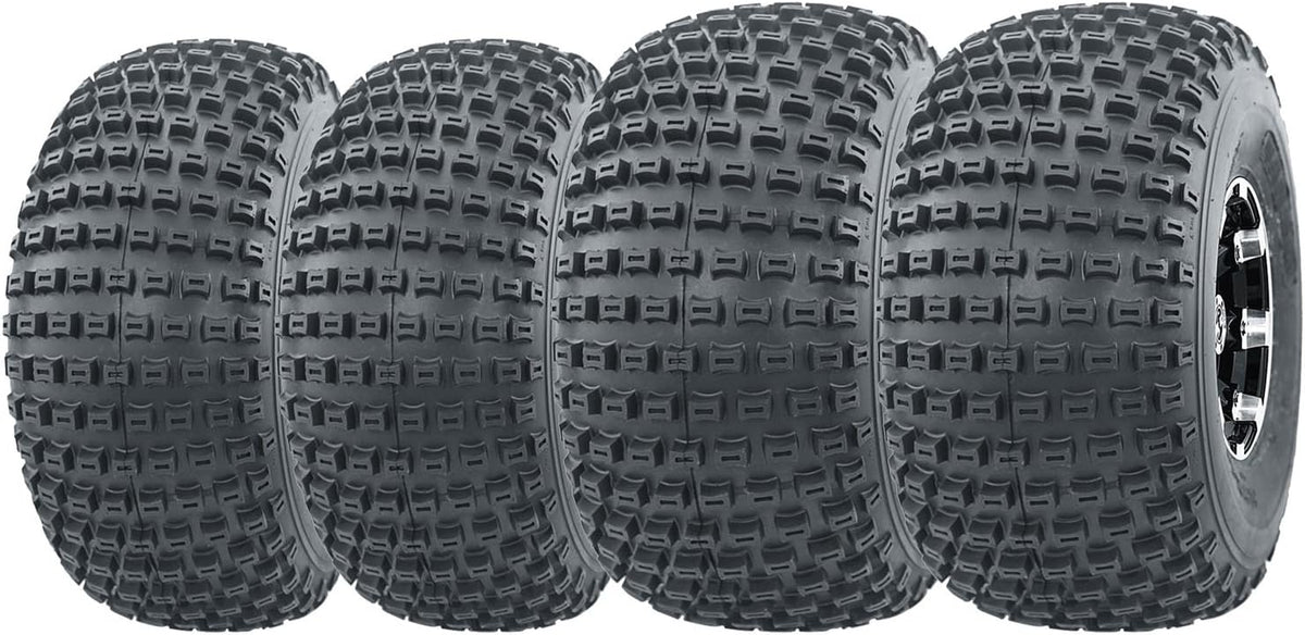 Set of 4 UTV ATV Tires 20x7-8 Front & 22x11-8 Rear 4PR Z774802