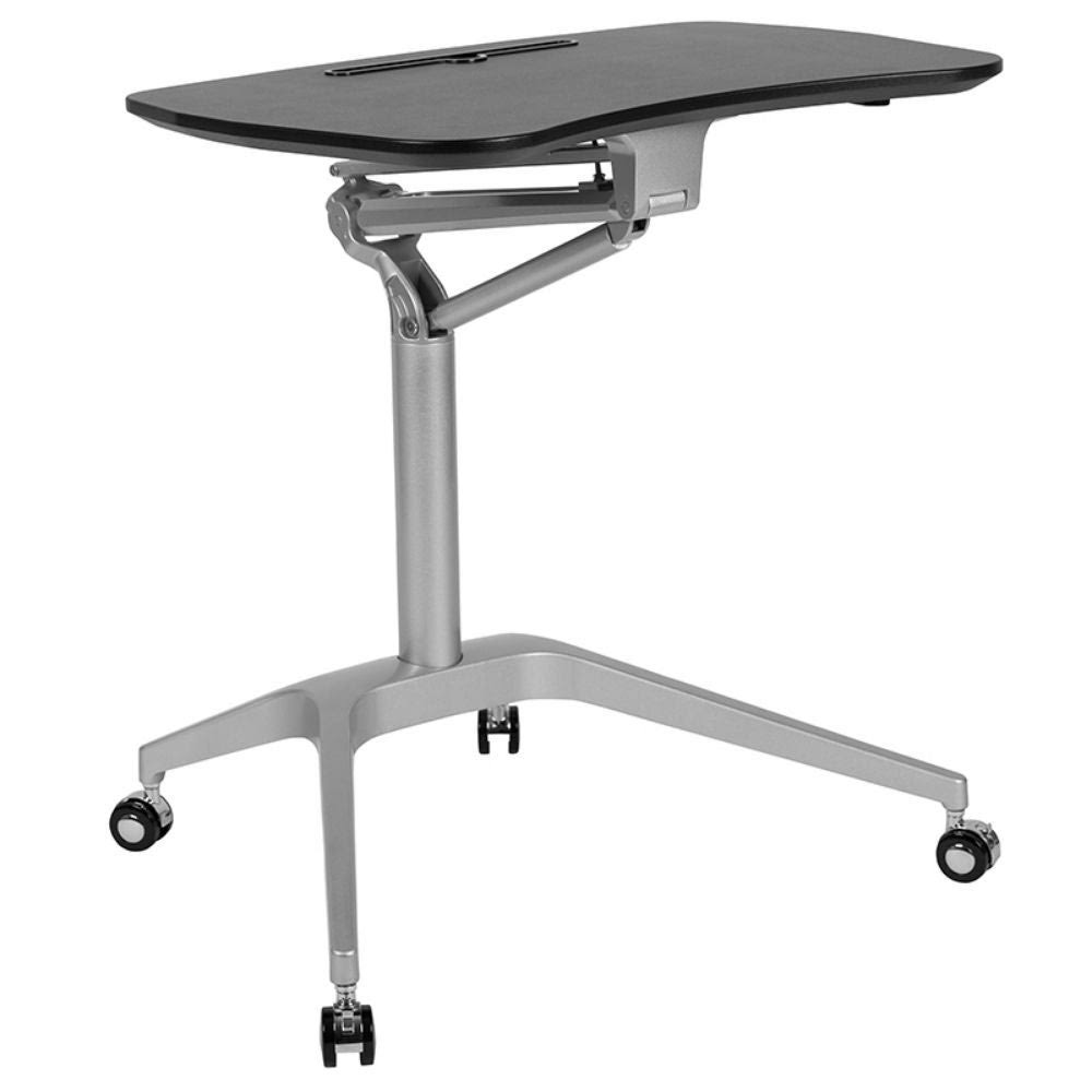 Black Ergonomic Desk with Adjustable Range 29x22-41x22 K425