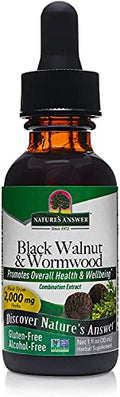 Black Walnut & Wormwood 2,000mg Vegan 1 Oz 2 Pack B126616
