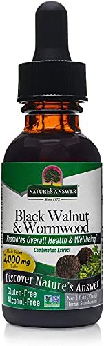 Black Walnut & Wormwood 2,000mg Vegan 1 Oz 2 Pack B126616
