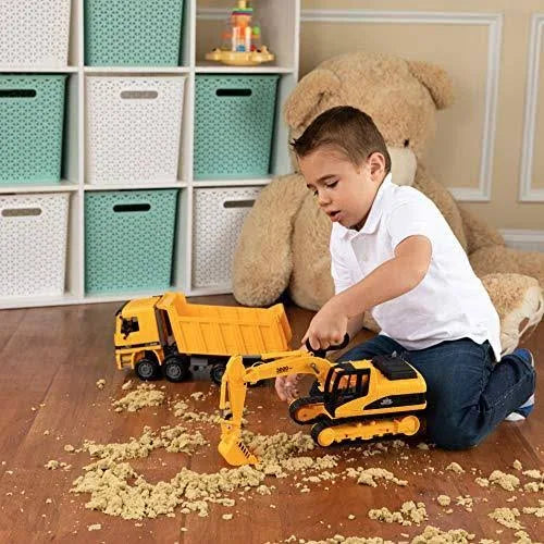 Excavator & Dump Truck Toy Set of 2 Q51037