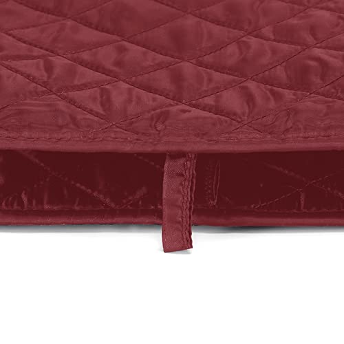 Quilted Black Toaster Cover 2 Slice F133
