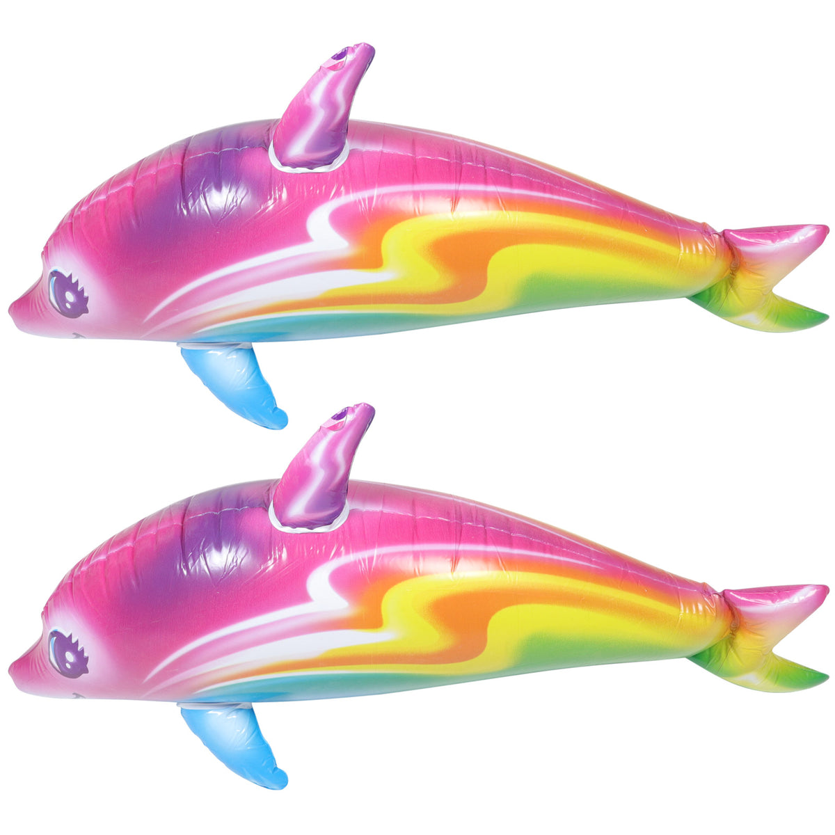 2pcs Inflatable Dolphin Toys Pool Party Favors N5924