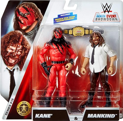WWE Main Event Championship Showdown 2-Pack Action Figures & Accessory Z73287
