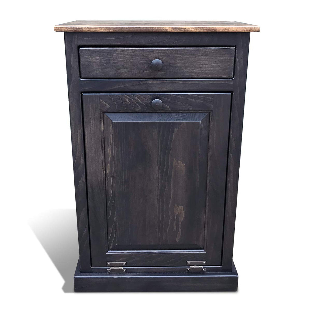 Wooden Pull Out Trash Can Cabinet X951