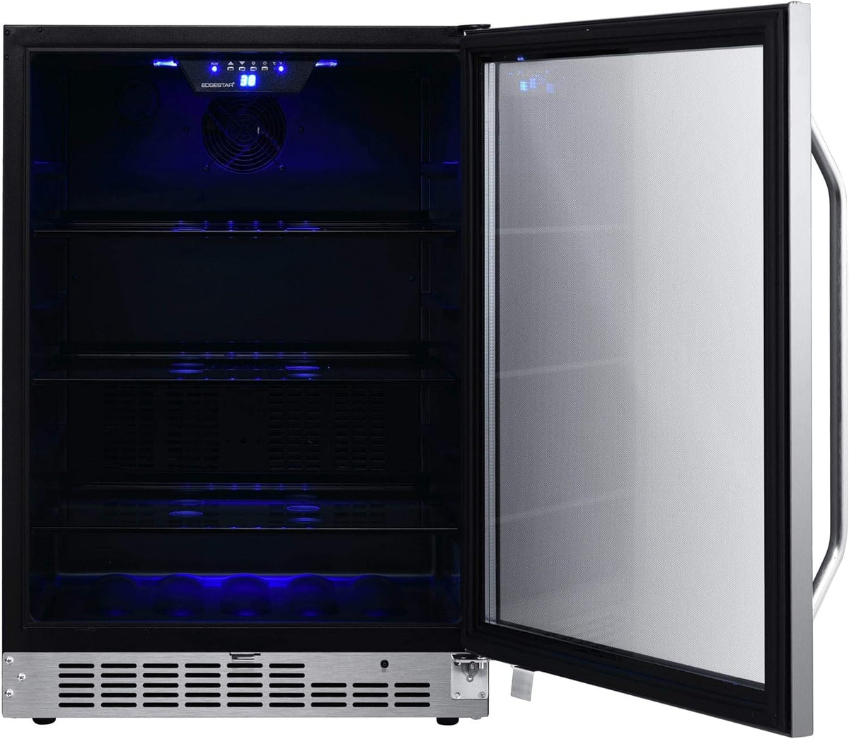 142 Can Built-In Beverage Cooler with Tinted Door Q7573
