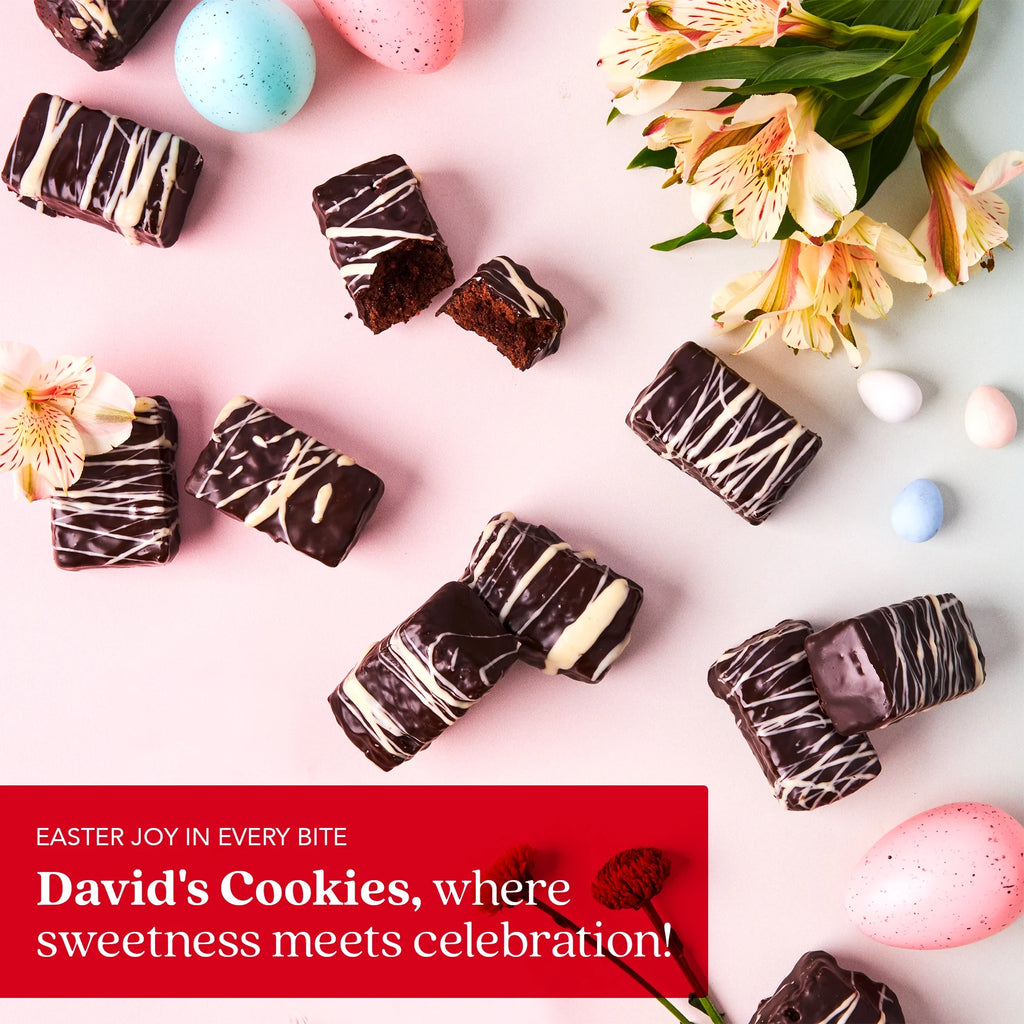 Dark Chocolate Glazed Mini Brownie Bites 16 Pcs M32204