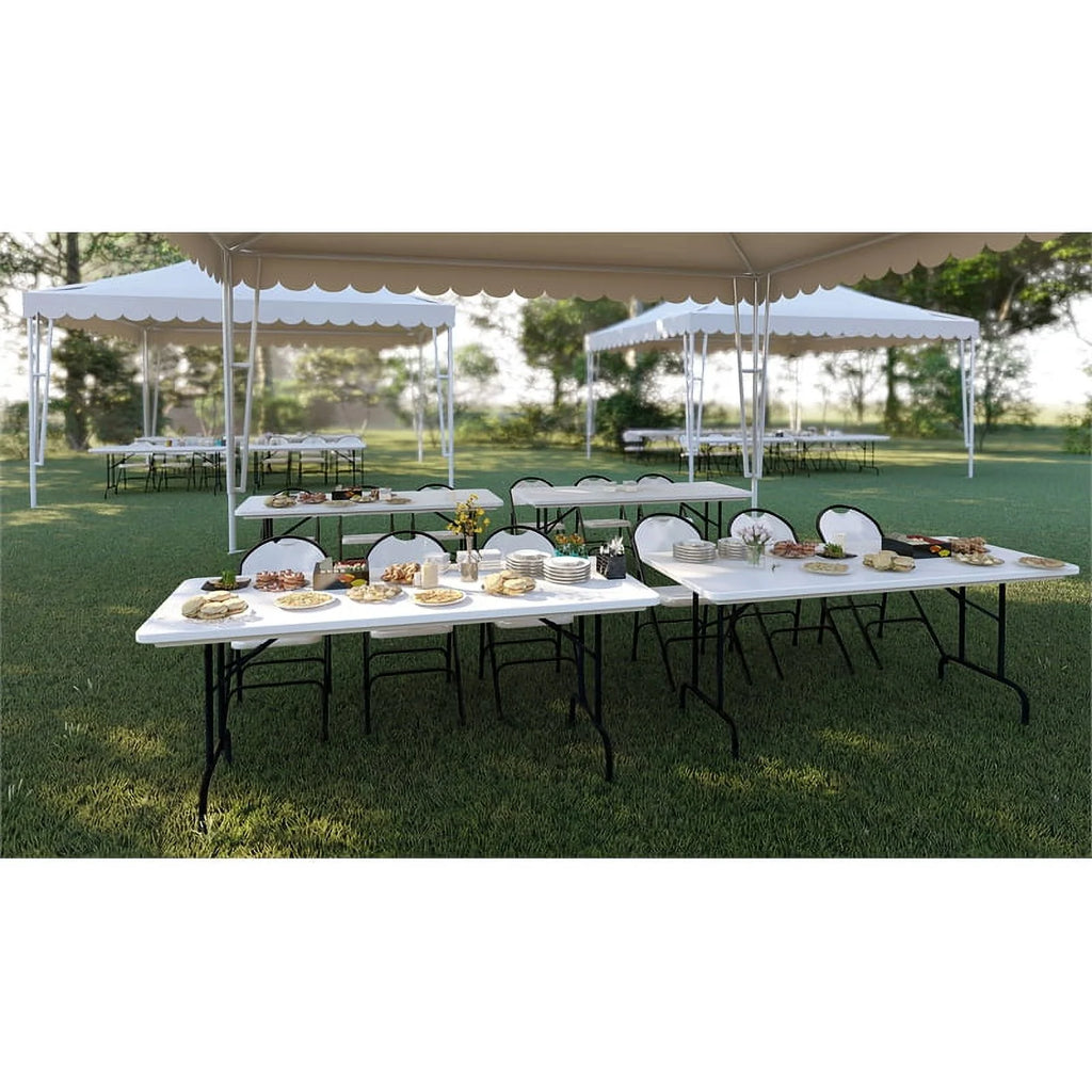 Plastic Folding Table with Blow Molded Top F5469