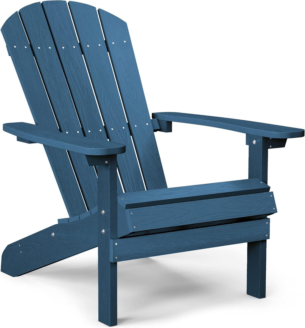 Black Plastic Adirondack Chair B596