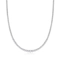 3.00 ct. t.w. Diamond Tennis Necklace in Sterling Silver U547
