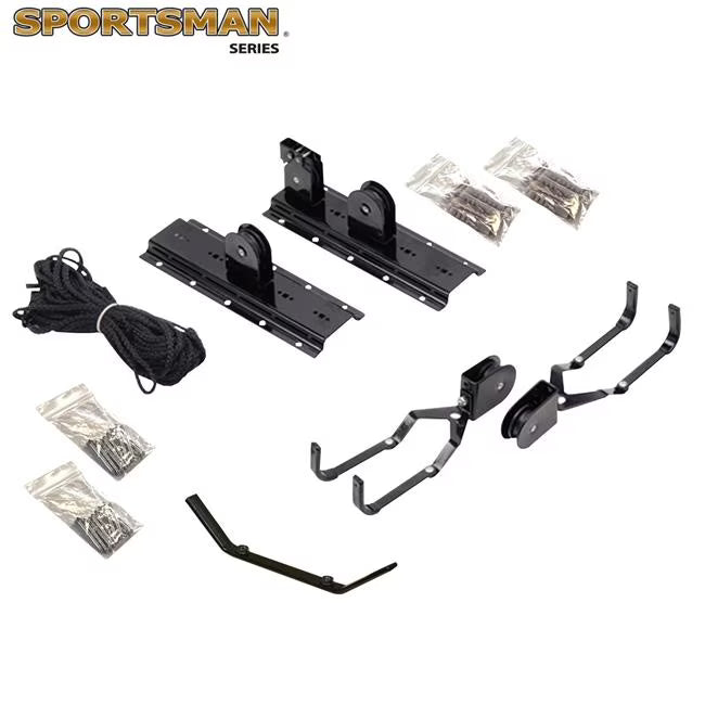 Black Steel Utility Ceiling Mount Bicycle Lift U608391